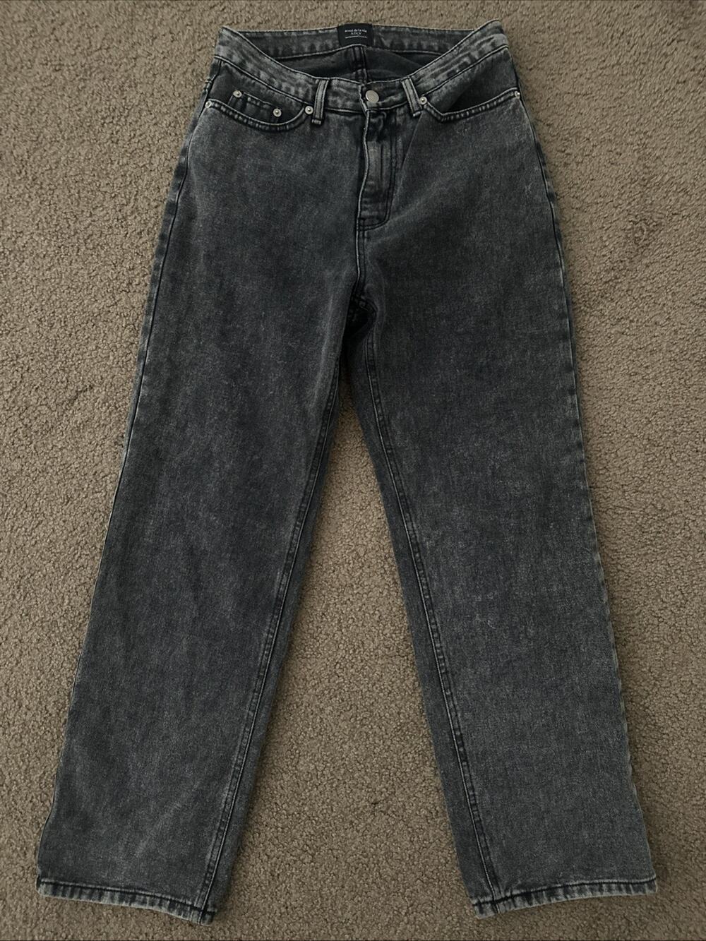 Acme De La Vie Black Korean Brand KPop Jeans SZ 4